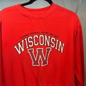 Wisconsin Red Sweatshirt
